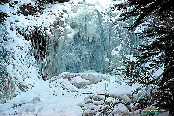 Butchers Falls Frozen