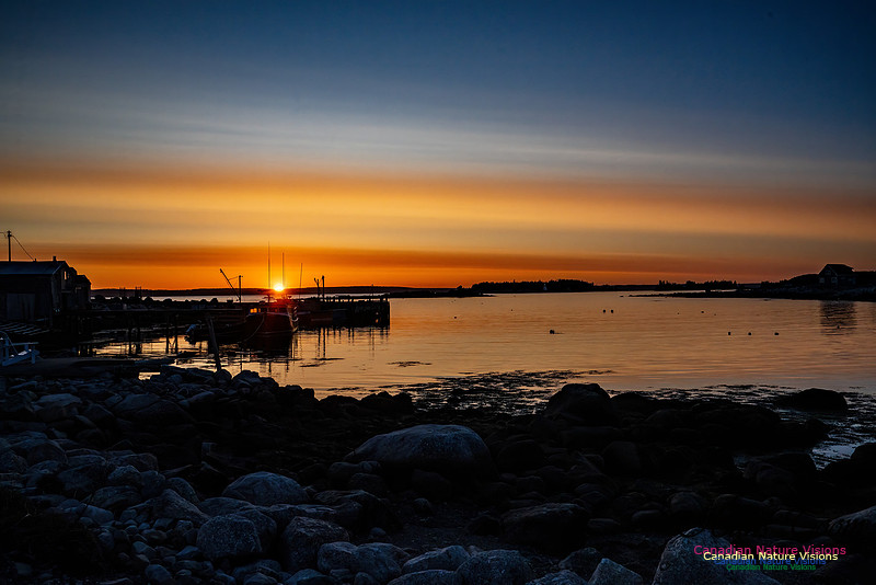 Peggy's Cove Sunset 717