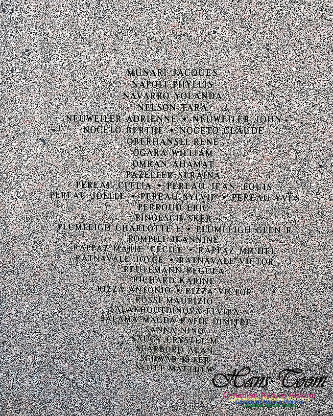 Swiss Air Interment Site 116