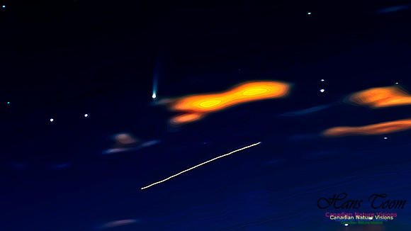 Comet Neowise and ISS