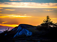 Sunset at the Swiss Air Memorial