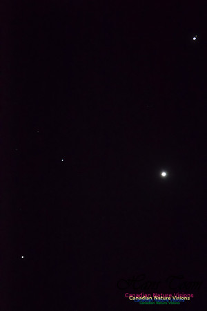 "Conjunction of Jupiter, Venus and Mars, October 27, Halifax, Nova Scotia"
