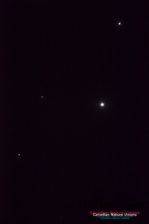 "Conjunction of Jupiter, Venus and Mars, October 27, Halifax, Nova Scotia"