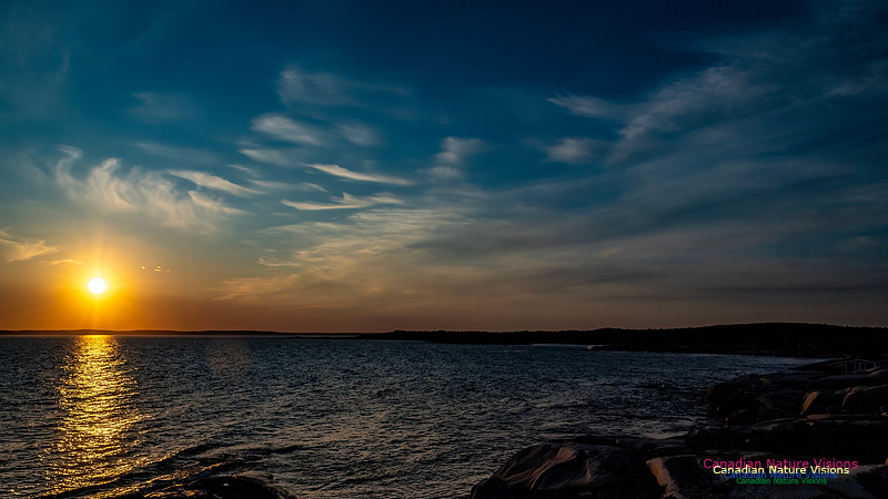 Peggy's Cove Sunset 600