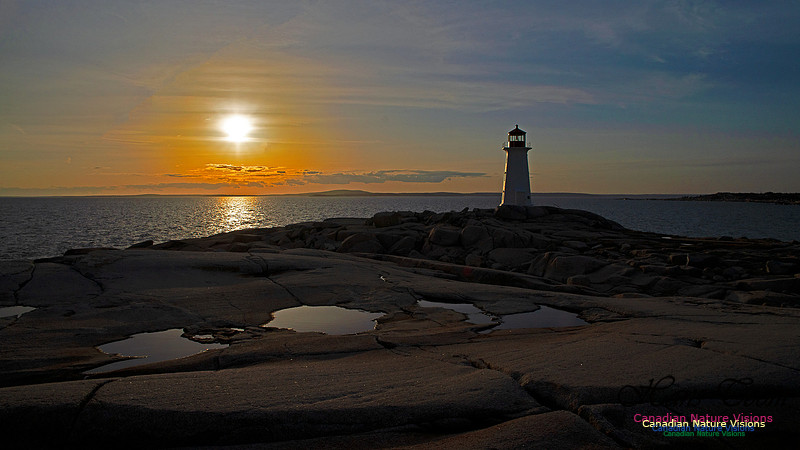 Peggy's Cove Sunset April 11, 2018 34