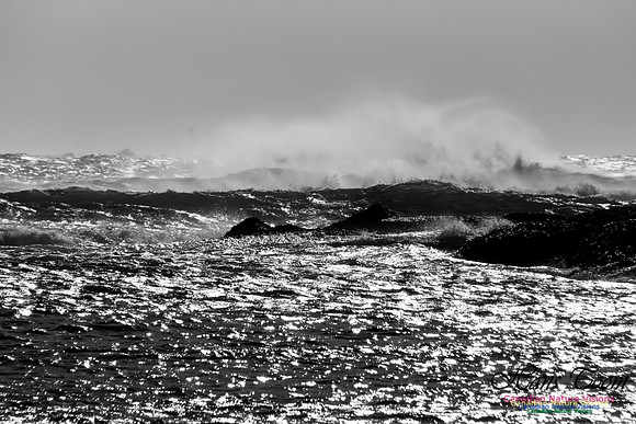 Angry Sea in Black and White 6