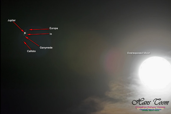 Captioned Moons of Jupiter February 23, 2016