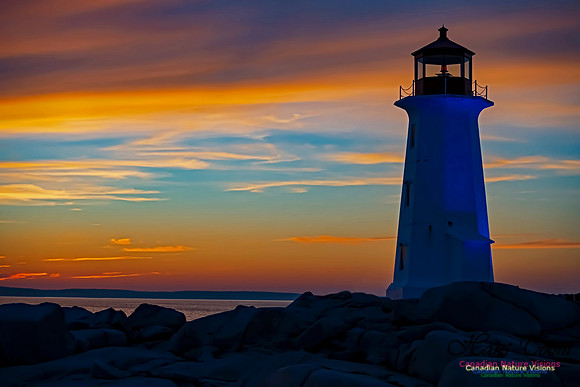 Peggy's Cove Sunset 100