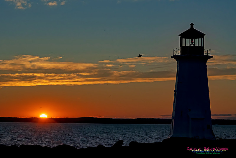 Peggy's Cove Light at Sunset 504