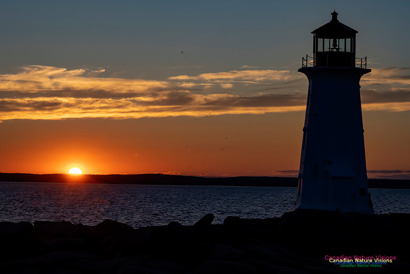 Peggy's Cove Light at Sunset 505