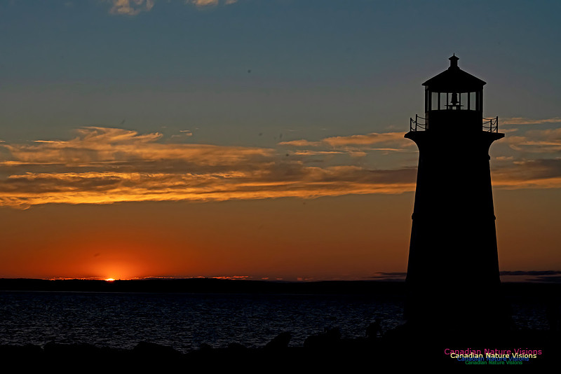Peggy's Cove Light at Sunset 502