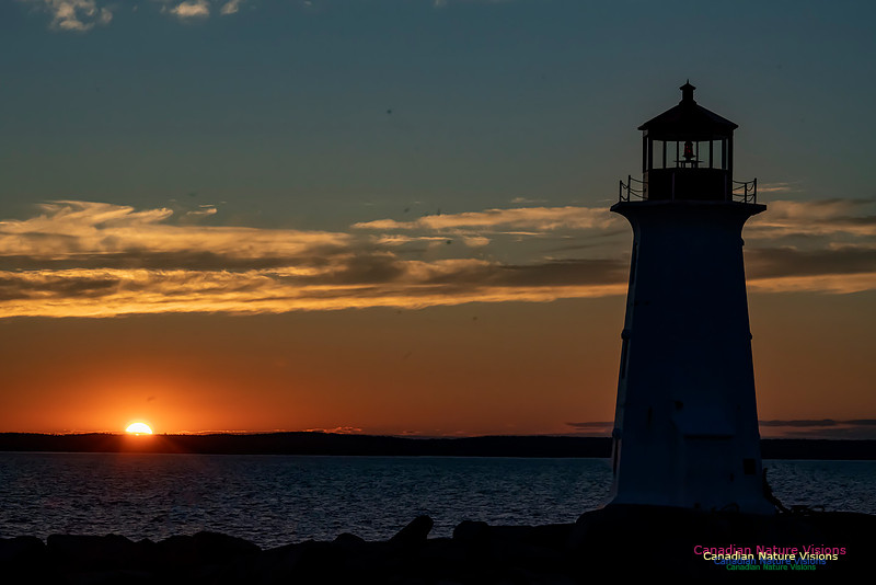 Peggy's Cove Light at Sunset 503