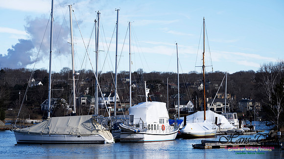 Yachts in Winter