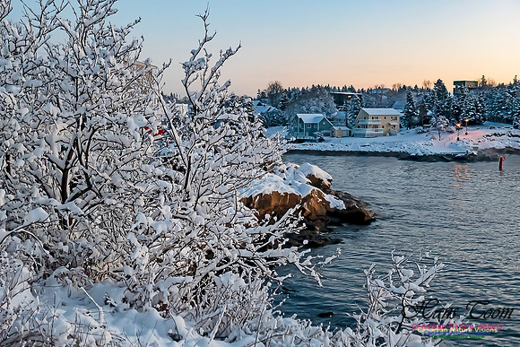 Sunrise and Snow at Herring Cove 113