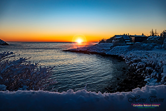 Sunrise and Snow at Herring Cove 101