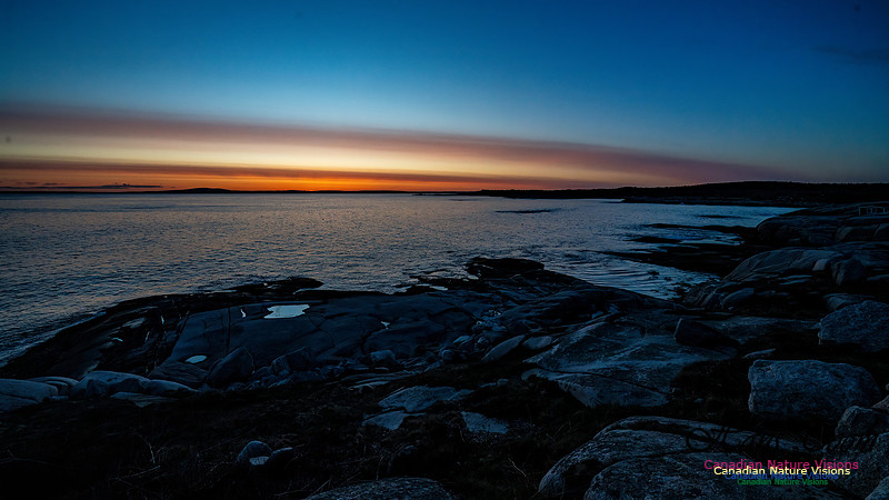 Peggy's Cove Sunset 705