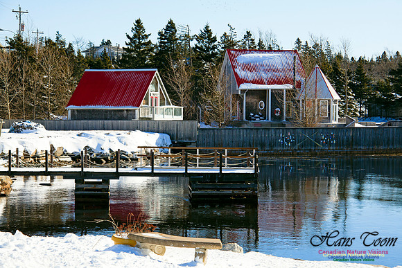 Ketch Harbour Home in Winter